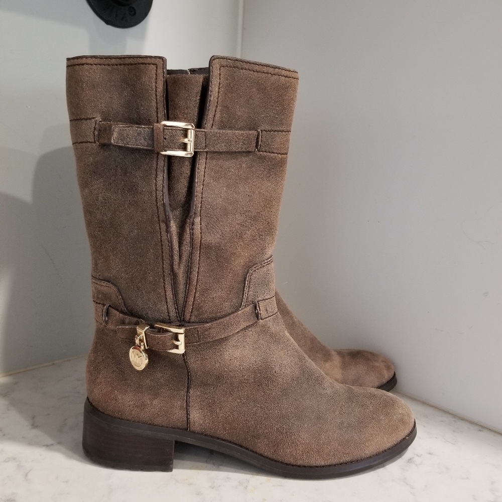 👢MICHAEL KORS LEATHER BOOTS